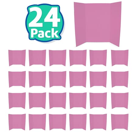 Flipside 36in X 48in 1 Ply Pink Project Display Board, 24PK 30063-24